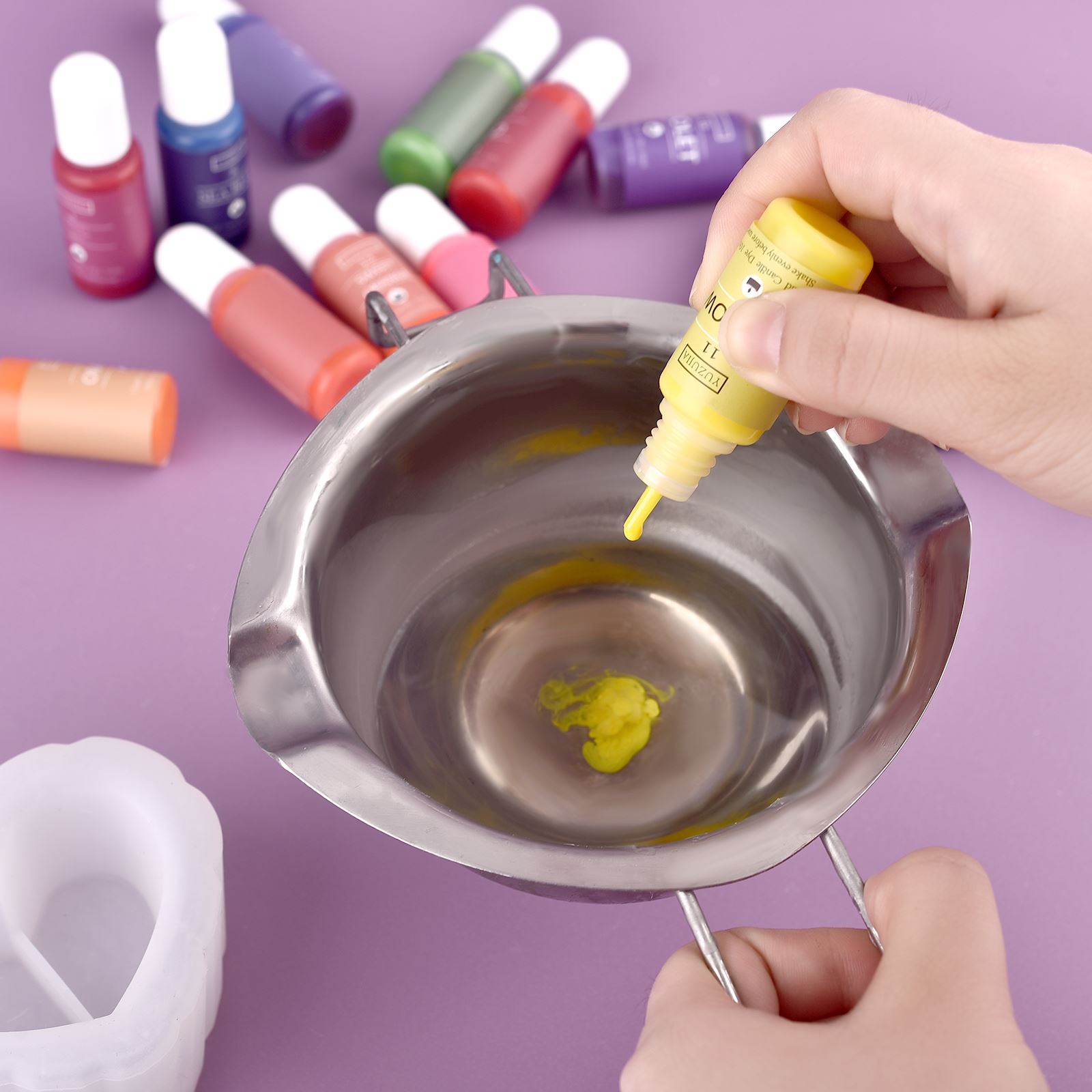 10ml Pigmenty woskowe do świec – Soap Making Dye recenzja i cena