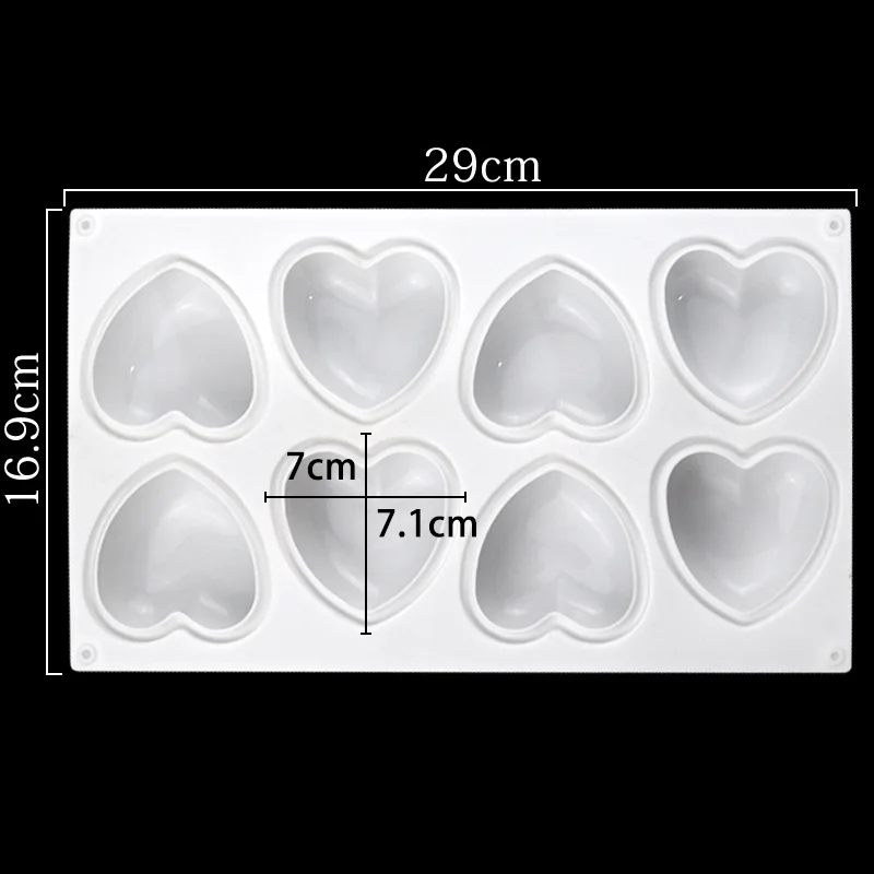 Miłość serce silikonowe formy  – Soap Making Tray recenzja i cena