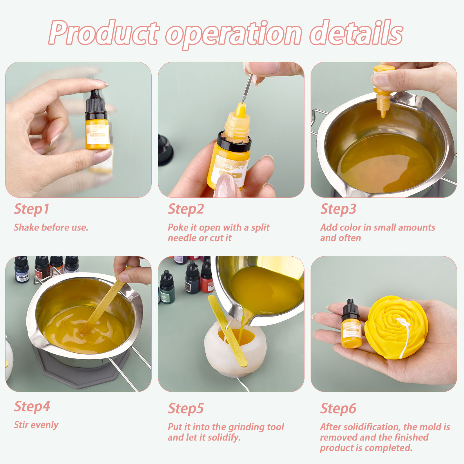 5 ml/butelka Pigment woskowy d – Soap Making Dye recenzja i cena