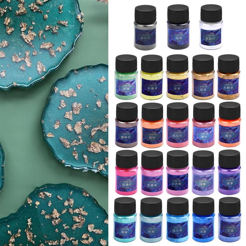 24 kolory żywica epoksydowa ba – Mica Powder Colorant recenzja i cena