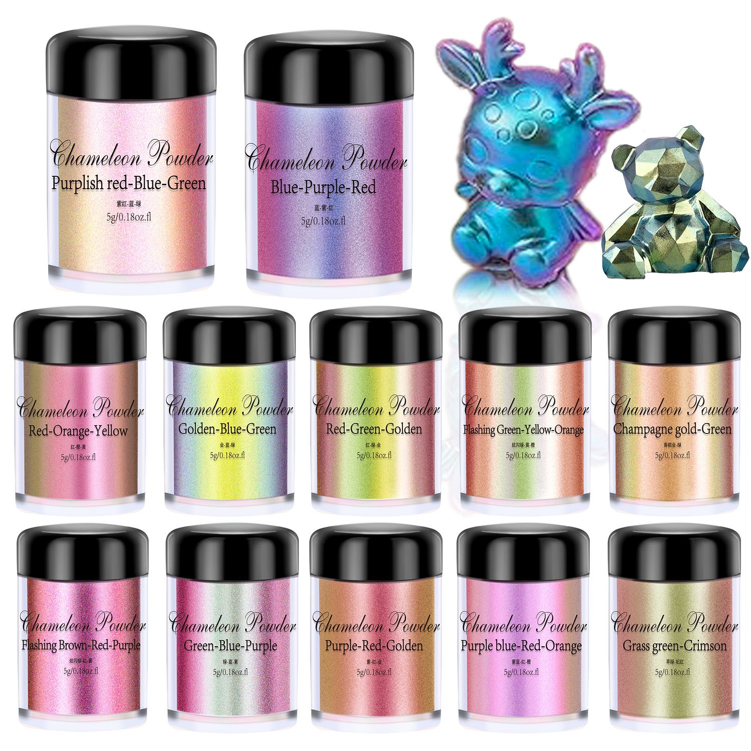 5g Chameleon Powder Nail Stain – Mica Powder Colorant recenzja i cena